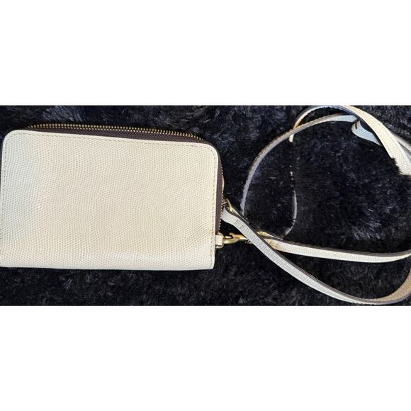 Patricia Nash Ivory Crossbody, Wallet Genuine Leather Phone Holder - Picture 2 of 6